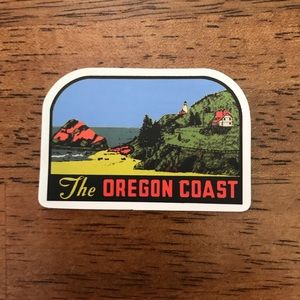 Oregon Coast Sticker for Laptop or Tablet